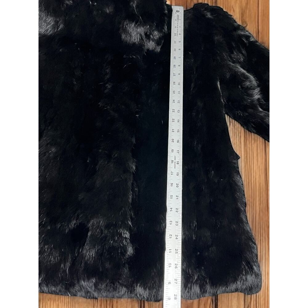 Vintage 1980’s Somerset Furs of Los Angeles Rabbit Fur Coat Size Medium - Picture 6 of 14